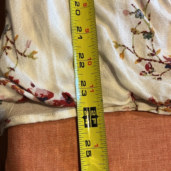 Lovestitch boho women’s floral faux wrap blouse size large - Picture 8 of 10